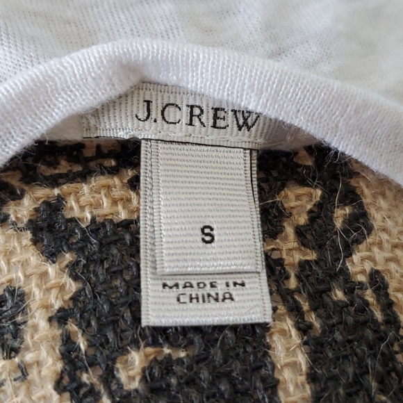 J Crew Linen Blend Tshirt - Picture 3 of 4